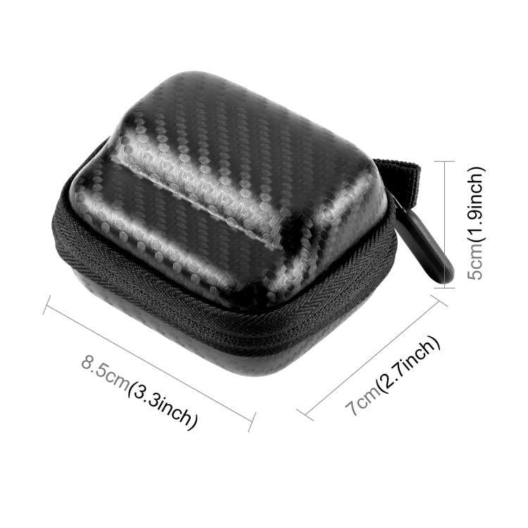 For Insta360 GO 3 / GO 3S PULUZ Mini Body Bag Portable Carbon Fiber EVA Storage Bag (Black) - Case & Bags by PULUZ | Online Shopping UK | buy2fix