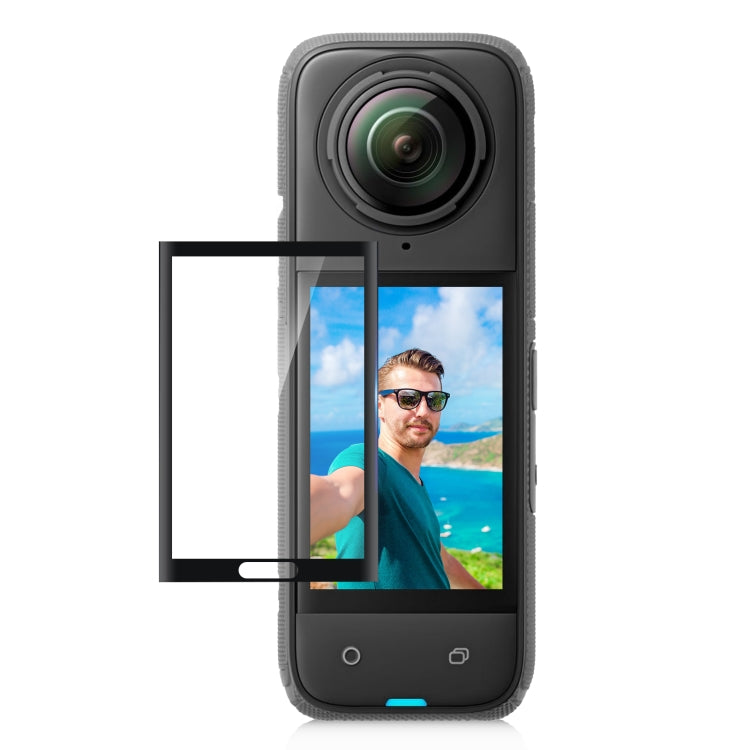 For Insta360 X4 / X5 PULUZ 9H 2.5D Curved HD Screen Tempered Glass Film (Transparent) - Protective Film & Stickers by PULUZ | Online Shopping UK | buy2fix