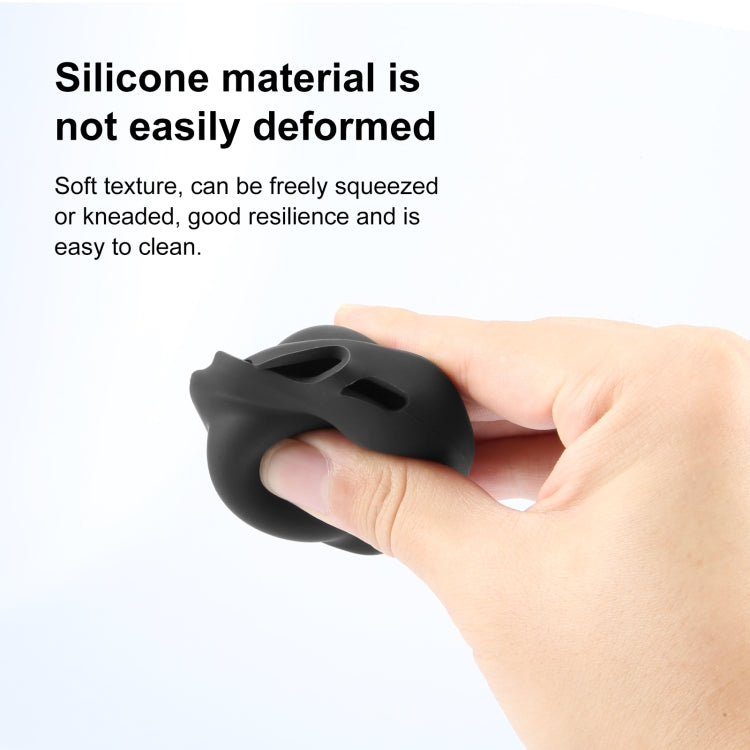 For Insta360 X4 / X5 PULUZ Silicone Protective Lens Cover (Black) - Len Accessories by PULUZ | Online Shopping UK | buy2fix