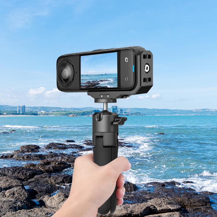 For Insta360 X4 / X5 PULUZ Vertical Horizontal Shooting Quick Release Metal L Bracket (Black) - Mount & Holder by PULUZ | Online Shopping UK | buy2fix