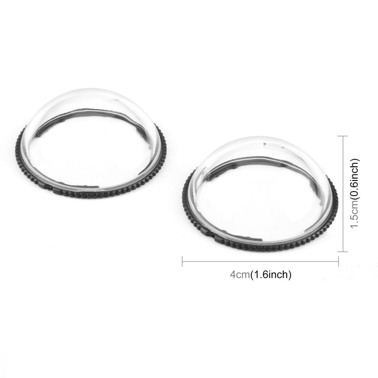 For Insta360 X4 PULUZ Rotation PC Lens Guard Protective Cover (Transparent) - Len Accessories by PULUZ | Online Shopping UK | buy2fix