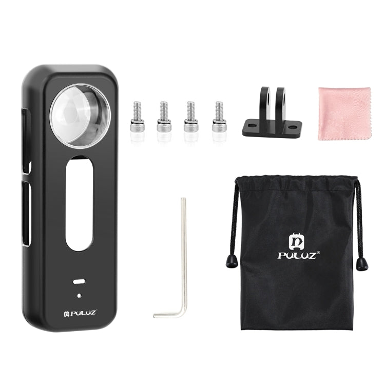 For Insta360 X4 PULUZ Metal Protective Cage Rig Housing Frame with Lens Protector (Black) by PULUZ