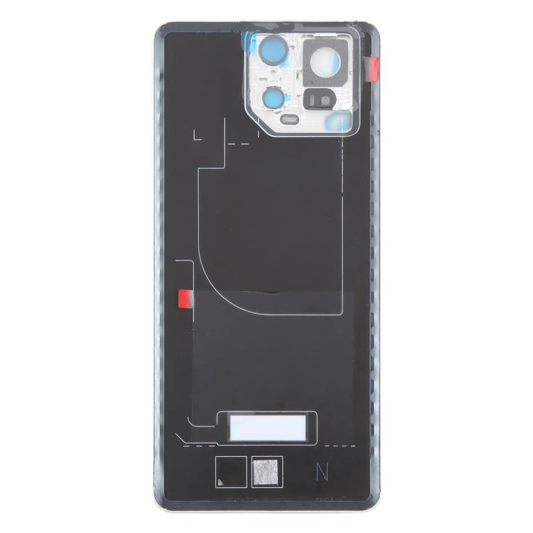 For Asus ROG Phone 9 5G Original Glass Battery Back Cover with Camera Lens Cover(Matte White) - Back Cover by buy2fix | Online Shopping UK | buy2fix