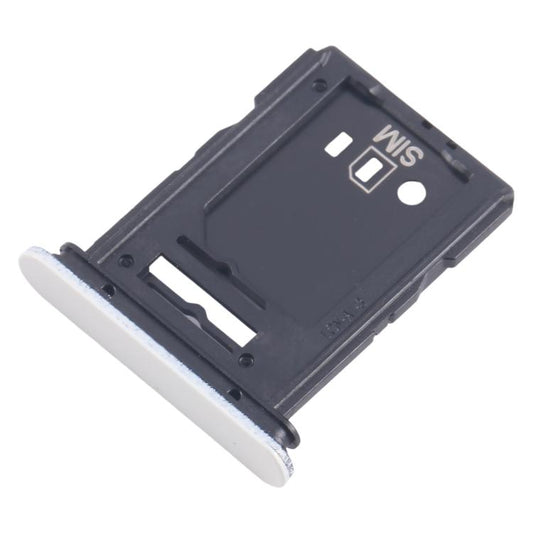 For Sony Xperia 10 VI SIM + Micro SD Card Tray (White) - Card Tray by buy2fix | Online Shopping UK | buy2fix