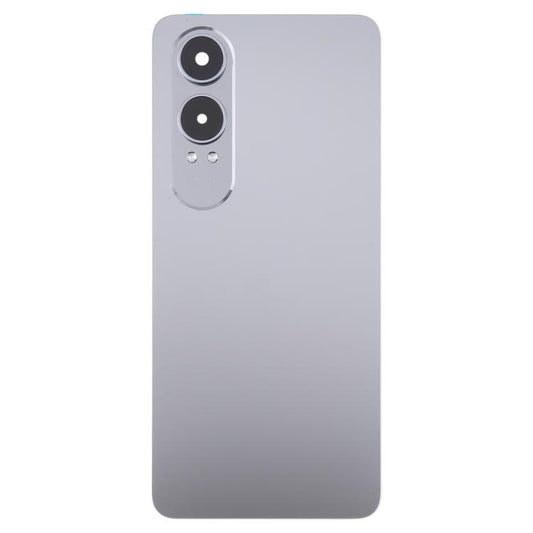 For OnePlus Nord CE4 Lite Plastic Back Cover with Camera Lens Cover(Silver) - Back Cover by buy2fix | Online Shopping UK | buy2fix