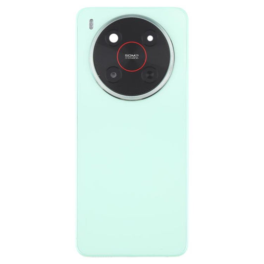 For ZTE Blade V70 Max Plastic Battery Back Cover with Middle Frame / Camera Lens Cover(Green) - For ZTE by buy2fix | Online Shopping UK | buy2fix