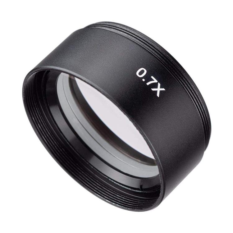 Stereo Microscopes Auxiliary Objective Lens Barlow Lens Magnifier 0.7X WD120 - Digital Microscope by buy2fix | Online Shopping UK | buy2fix