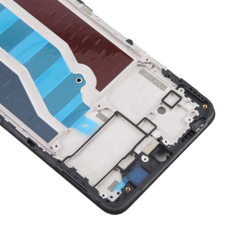 For ZTE Blade V70 Max Front Housing LCD Frame Bezel Plate (Black) - For ZTE by buy2fix | Online Shopping UK | buy2fix