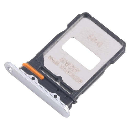 For Xiaomi Redmi Turbo 4 Pro 10pcs Original SIM Card Tray + SIM Card Tray (Silver) - Card Tray by buy2fix | Online Shopping UK | buy2fix