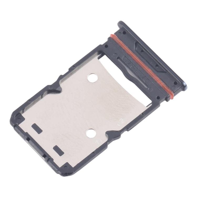 For Tecno Camon 18 P 10pcs Original SIM Card Tray + SIM Card Tray + Micro SD Card Tray (Black) - Card Tray by buy2fix | Online Shopping UK | buy2fix