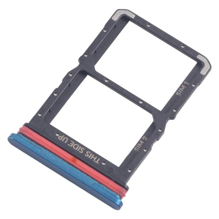 For Motorola Moto G71 5G XT2169-1 XT2169-2 10pcs Original SIM Card Tray + SIM Card Tray (Blue) - Card Socket by buy2fix | Online Shopping UK | buy2fix