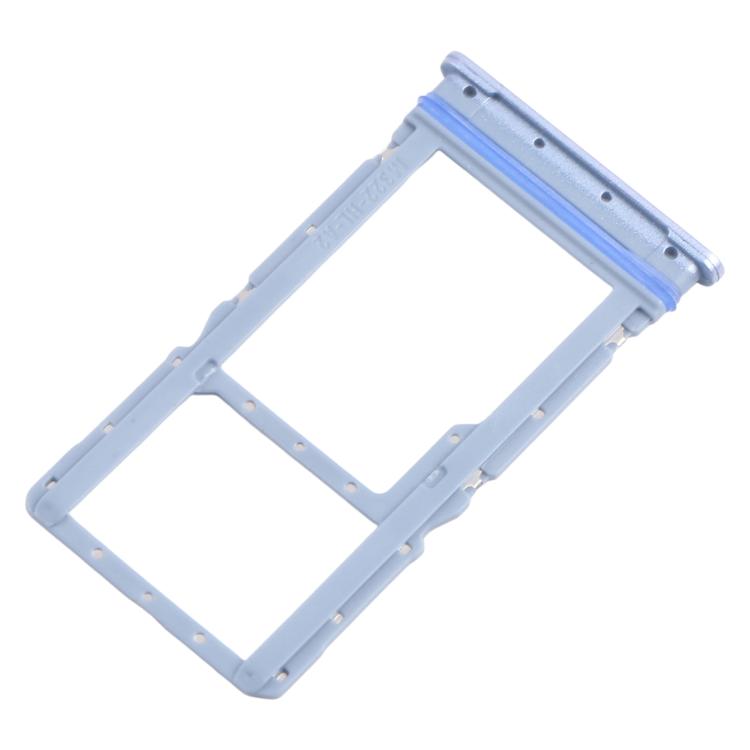 For Motorola Moto G31 XT2173-3 10pcs Original SIM + Micro SD Card Tray (Blue) - Card Socket by buy2fix | Online Shopping UK | buy2fix