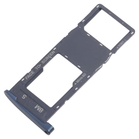 For Motorola Moto G6 Plus 10pcs Original SIM + Micro SD Card Tray (Black) - Card Socket by buy2fix | Online Shopping UK | buy2fix