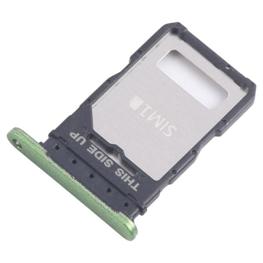 For Motorola Edge 50 Fusion 10pcs Original SIM + SIM Card Tray (Green) - Card Socket by buy2fix | Online Shopping UK | buy2fix