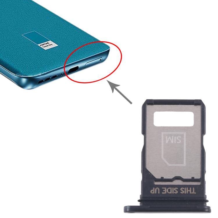 For Motorola Edge 40 Neo XT2307-1 10pcs Original SIM Card Tray (Black) - Card Socket by buy2fix | Online Shopping UK | buy2fix