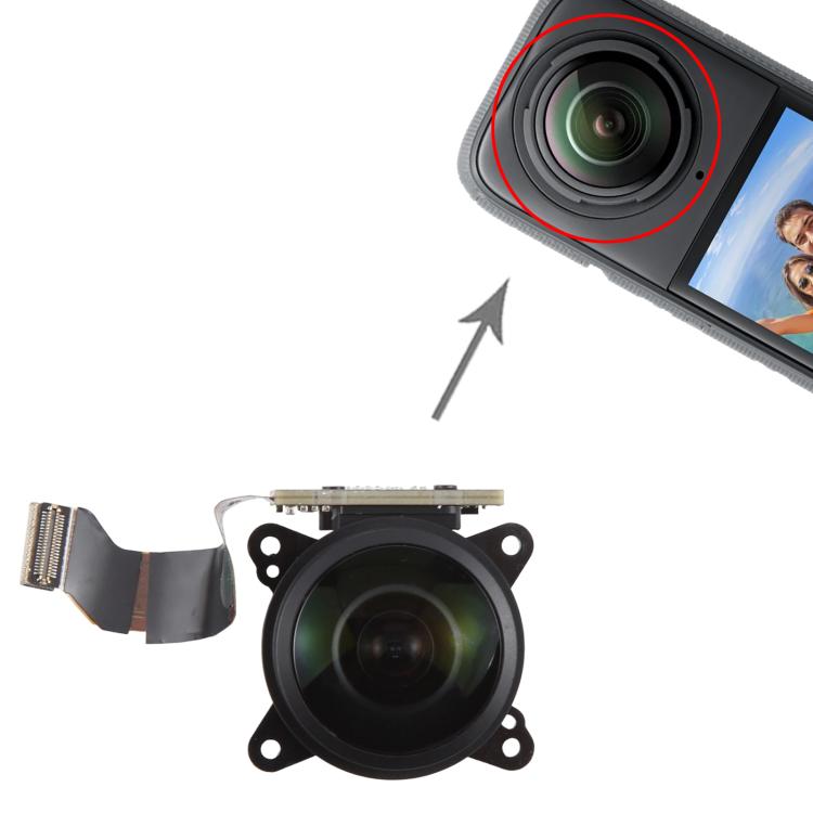 For Insta360 X3 Original Disassembled Camera Front Lens - by buy2fix | Online Shopping UK | buy2fix