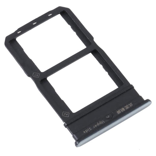 For vivo iQOO Neo5 Lite V2118A 10pcs Original SIM Card Tray + SIM Card Tray (Silver) - Card Tray by buy2fix | Online Shopping UK | buy2fix