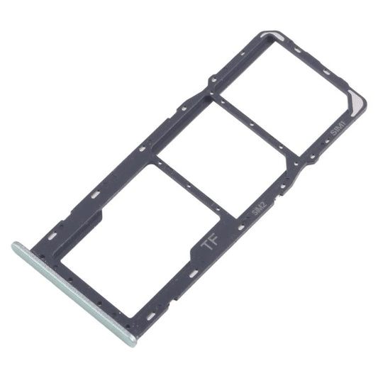 For ZTE Blade A35 SIM Card Tray + SIM Card Tray + Micro SD Card Tray (Green) - For ZTE by buy2fix | Online Shopping UK | buy2fix