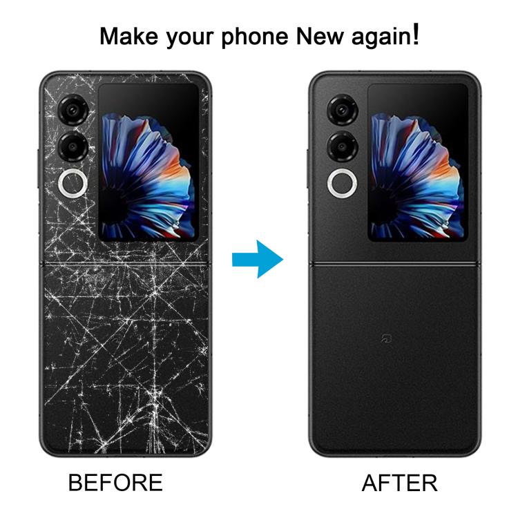 For ZTE Nubia Flip2 5G NX732J Back Cover (Black) - For ZTE by buy2fix | Online Shopping UK | buy2fix