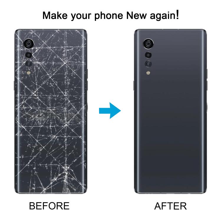 For LG Velvet 5G US Version Original Back Cover(White) - For LG by buy2fix | Online Shopping UK | buy2fix