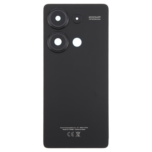 For Xiaomi Redmi Note 13 Pro 4G OEM Back Cover with Camera Lens Cover(Black) - Back Cover by buy2fix | Online Shopping UK | buy2fix