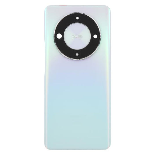For Honor X9b Back Cover with Camera Lens Cover(Silver) - Back Cover by buy2fix | Online Shopping UK | buy2fix