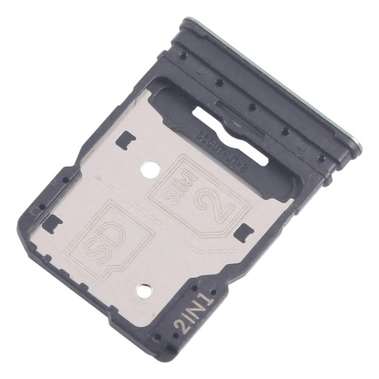For Motorola Edge 60 10pcs Original SIM Card Tray + SIM Card Tray / Micro SD Card Tray (Green) - Card Socket by buy2fix | Online Shopping UK | buy2fix