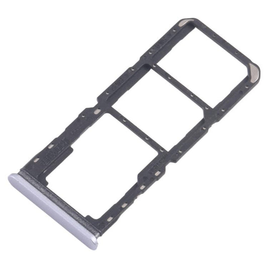 For Realme 11 5G RMX3780 10pcs Original SIM Card Tray + SIM Card Tray + Micro SD Card Tray (Blue) - Card Tray by buy2fix | Online Shopping UK | buy2fix