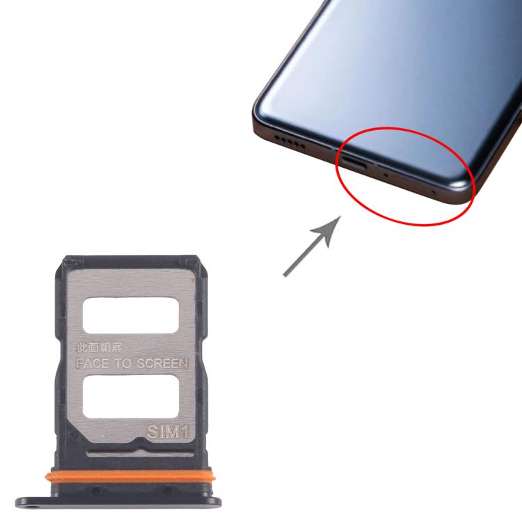 For Xiaomi Redmi K70 Ultra 10pcs SIM Card Tray + SIM Card Tray (Black) - Card Tray by buy2fix | Online Shopping UK | buy2fix