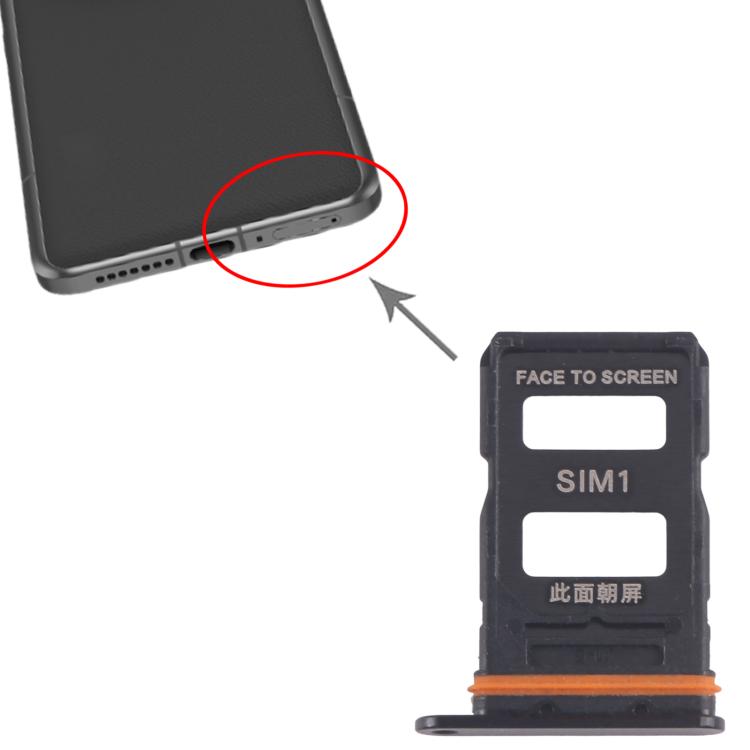For Xiaomi 14 Ultra 10pcs SIM Card Tray + SIM Card Tray (Black) - Card Tray by buy2fix | Online Shopping UK | buy2fix