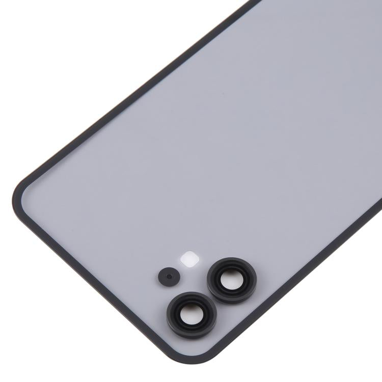 For Nothing Phone 1 Original Transparent Back Cover with Camera Lens Cover(Black) - For Nothing by buy2fix | Online Shopping UK | buy2fix