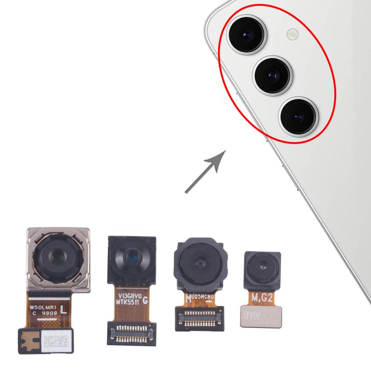 For Samsung Galaxy S24 FE SM-S721B Original Camera Set (Telephoto + Wide + Back Main Camera + Front Camera) - by buy2fix | Online Shopping UK | buy2fix