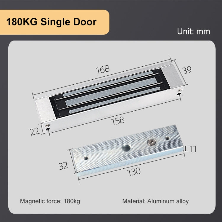 YH-180 Single Door Magnetic Lock(180kg) by buy2fix