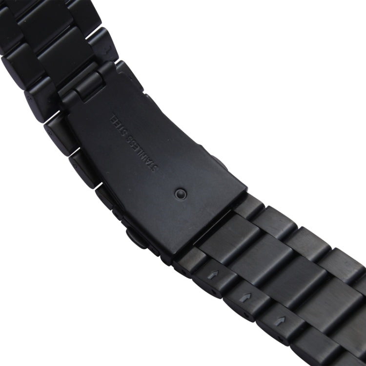 For Apple Watch 38mm Classic Buckle Steel Watch Band Replacement, Only Used in Conjunction with Connectors ( S-AW-3291 )(Black) by buy2fix