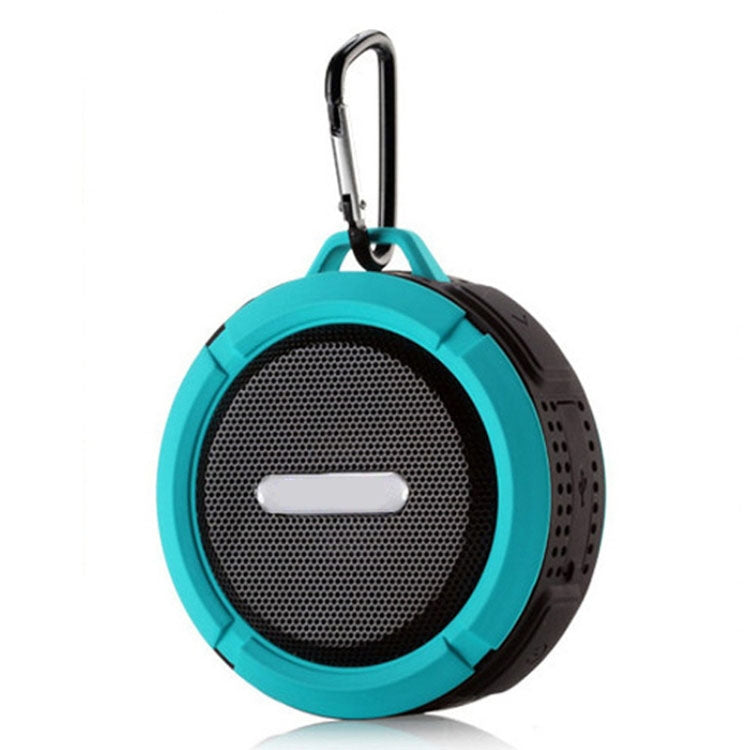 C6 Outdoor Waterproof Bluetooth Speaker with Suction, Support Hands-free Calling(Blue) - Waterproof Speaker by buy2fix | Online Shopping UK | buy2fix