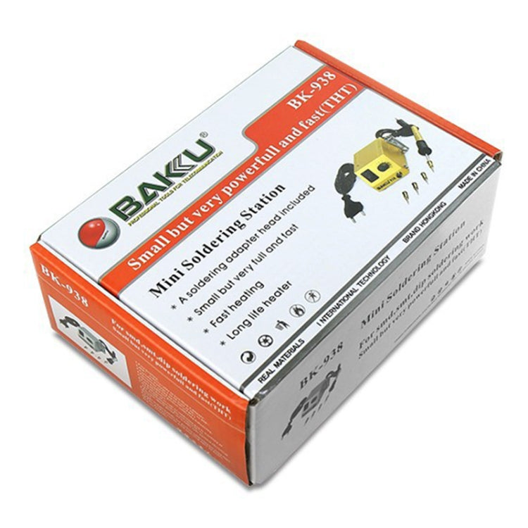 BAKU BK-938 Powerful Mini Anti-static Soldering Station Welder Machine, EU Plug (Silver) by BAKU