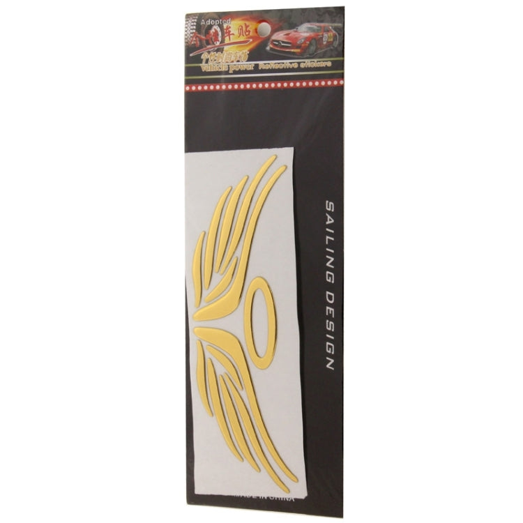 3D Angel Wings Pattern Car Sticker, Size: 16cm x 5.5cm (approx.)(Gold) - Decorative Sticker by buy2fix | Online Shopping UK | buy2fix