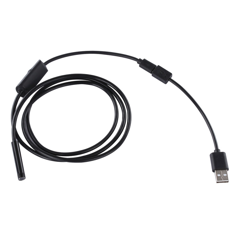Waterproof Micro USB Endoscope Snake Tube Inspection Camera with 6 LED for OTG Android Phone, Length: 1m, Lens Diameter: 7mm - by buy2fix | Online Shopping UK | buy2fix