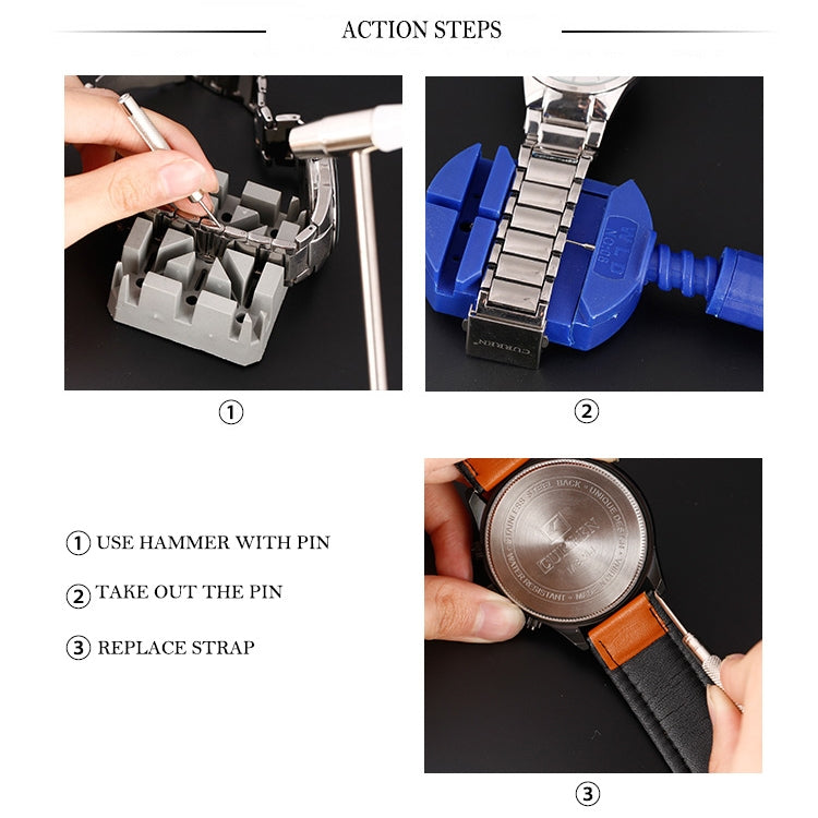 20 Sets of Watch Repair Tools Set Screwdrivers Case Opener - Watch Repair Tools by buy2fix | Online Shopping UK | buy2fix