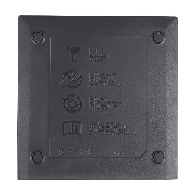USB Slim Portable Optical Drive (CD-ROM)(Black) - Rewritable Drive by buy2fix | Online Shopping UK | buy2fix