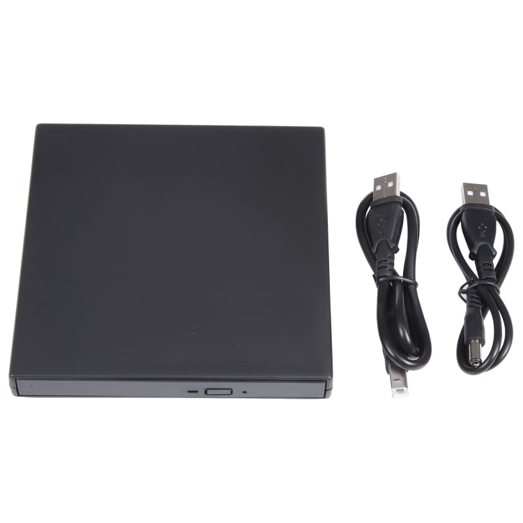 USB Slim Portable Optical Drive (CD-ROM)(Black) - Rewritable Drive by buy2fix | Online Shopping UK | buy2fix