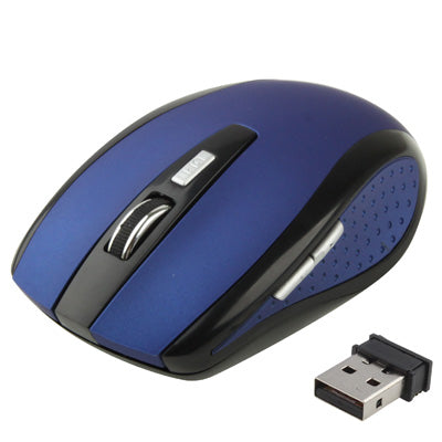 2.4 GHz 800~1600 DPI Wireless 6D Optical Mouse with USB Mini Receiver, Plug and Play, Working Distance up to 10 Meters (Blue) - Wireless Mice by buy2fix | Online Shopping UK | buy2fix