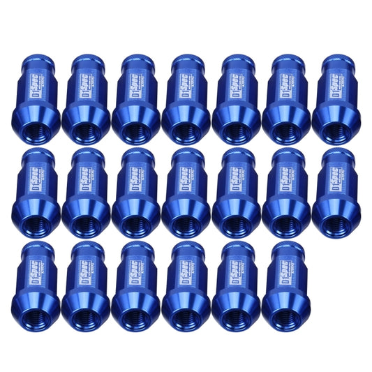 D1 Spec P1.5 M12x1.25 Racing Wheel Nut, Length: 50mm(Blue) - Nuts & Bolts by buy2fix | Online Shopping UK | buy2fix