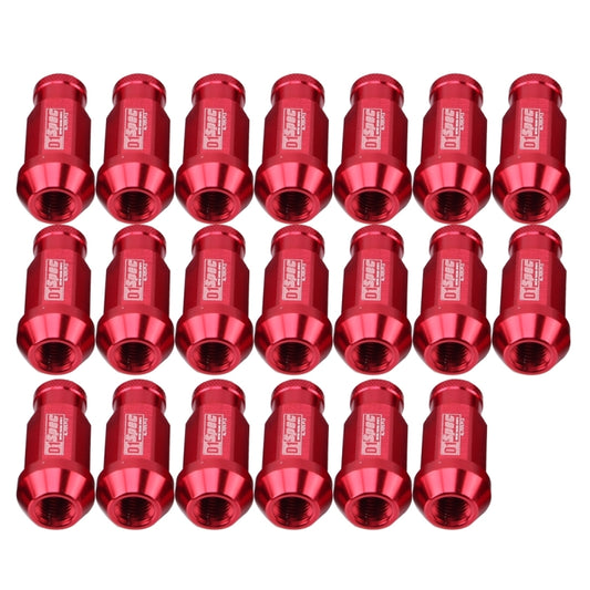 D1 Spec P1.5 M12x1.25 Racing Wheel Nut, Length: 50mm(Red) - Nuts & Bolts by buy2fix | Online Shopping UK | buy2fix