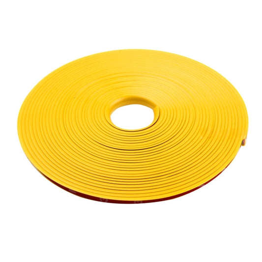 Universal Decorative Scratchproof Stickup 8M Flexible Car Wheel Hub TRIM Mouldings Decoration Strip(Yellow) by buy2fix