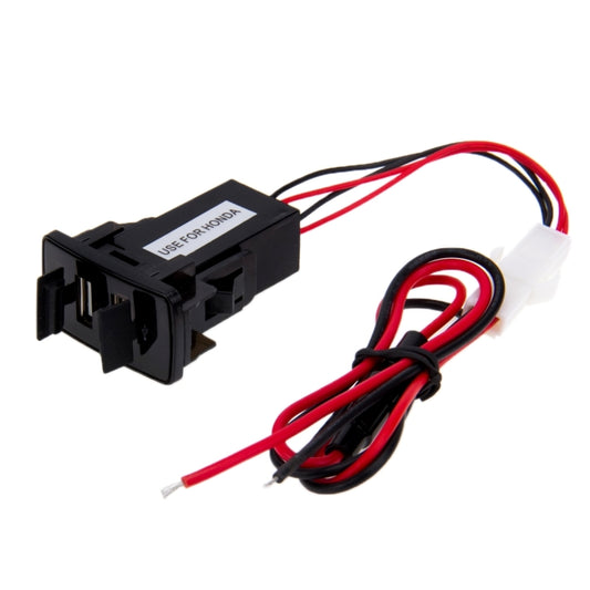 Smart Phone 001 3.3A 2 Ports USB Car Charger Adapter for iPhone 6 / iPad Air, Compatible with HONDA - Terminal connectors by buy2fix | Online Shopping UK | buy2fix