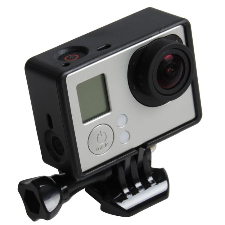 TMC High Quality Tripod Cradle Frame Mount Housing for GoPro HERO4 /3+ /3, HR191(Black) - Protective Frame by TMC | Online Shopping UK | buy2fix