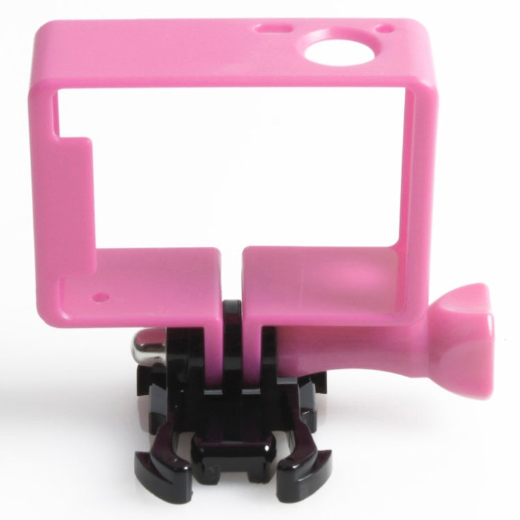 TMC High Quality Tripod Cradle Frame Mount Housing for GoPro HERO4 /3+ /3, HR191(Pink) - Protective Frame by TMC | Online Shopping UK | buy2fix