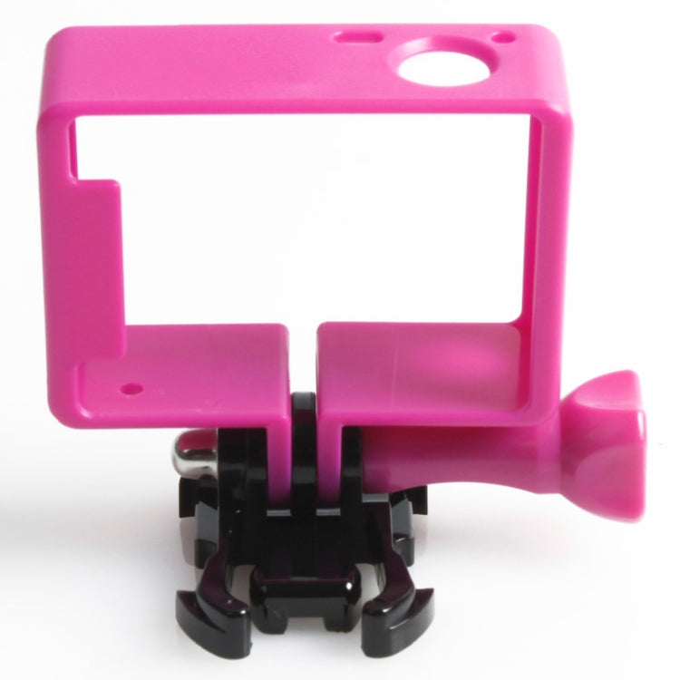 TMC High Quality Tripod Cradle Frame Mount Housing for GoPro HERO4 /3+ /3, HR191(Magenta) - Protective Frame by TMC | Online Shopping UK | buy2fix