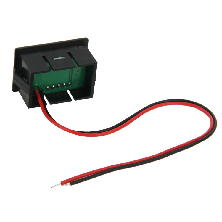 V33D 2 Wires Red Light Display Mini Digital Voltage Meter, Measure Voltage: DC 4.5-120V - Current & Voltage Tester by buy2fix | Online Shopping UK | buy2fix